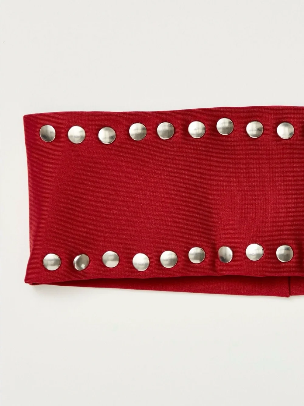 Free People Abbey red Studded Hair Bandeau